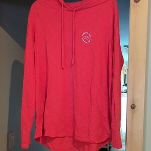 Vineyard Vines Vibrant Red Cotton Hoodie